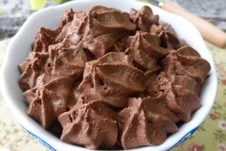 Крем-мусс из шоколада и воды