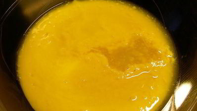 легкий крем-мусс из манго с рикоттой