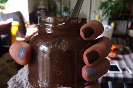 Ленивый шоколадный мусс из авокадо