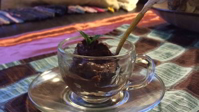 ленивый шоколадный мусс из авокадо