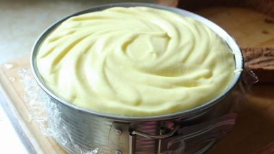 лимонно-шоколадный муссовый торт