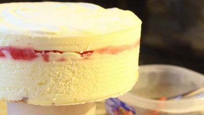 лимонно-шоколадный муссовый торт