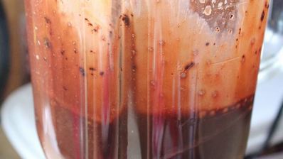 лимонно-шоколадный муссовый торт