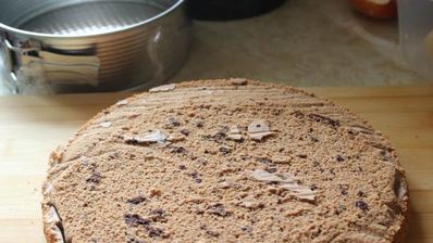 лимонно-шоколадный муссовый торт