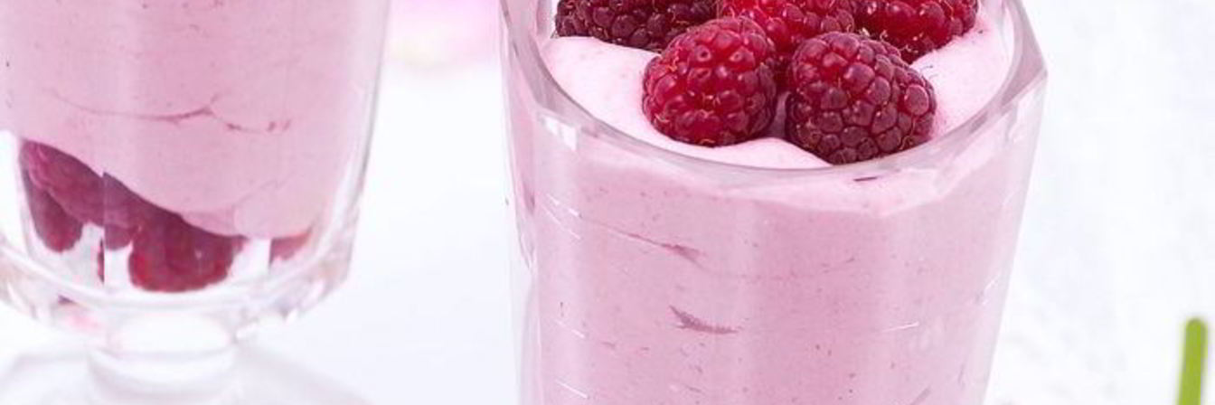 Малиновый мусс с ароматом розы