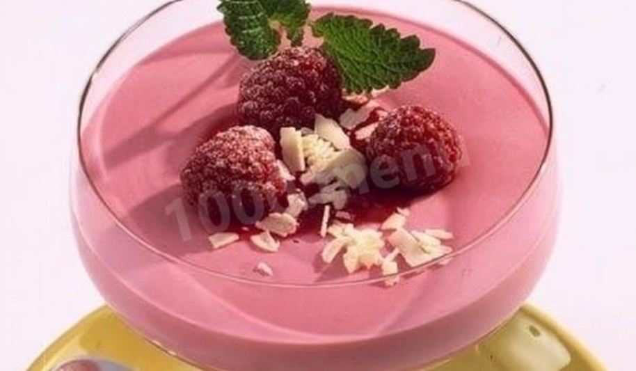 Рецепт малинового мусса