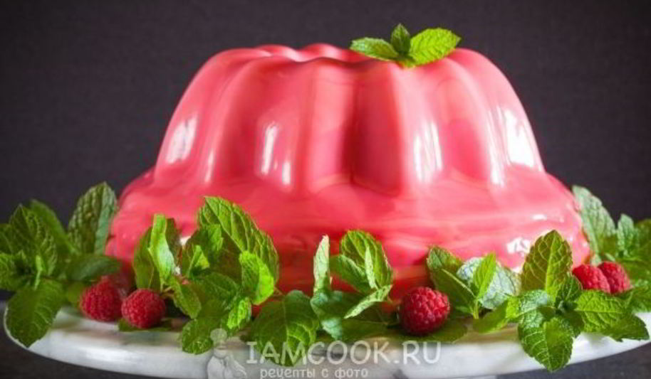 Рецепт малинового муссового торта