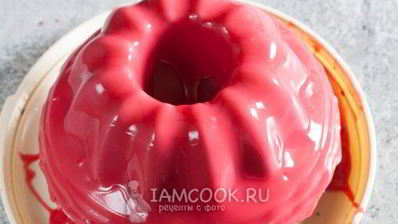 малиновый муссовый торт