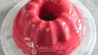 малиновый муссовый торт