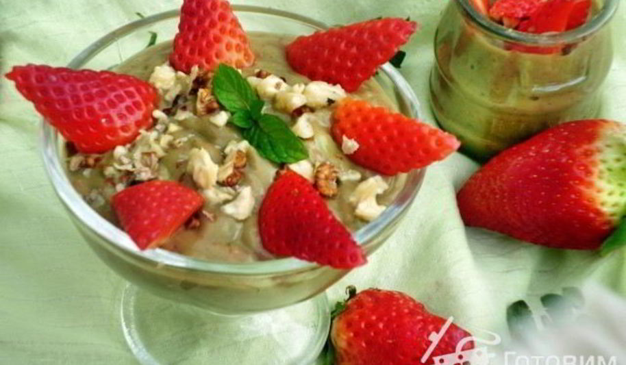 Рецепт мусса из авокадо и клубники