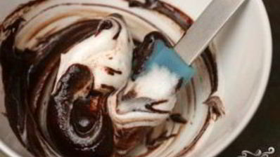 мусс из горького шоколада с коньяком