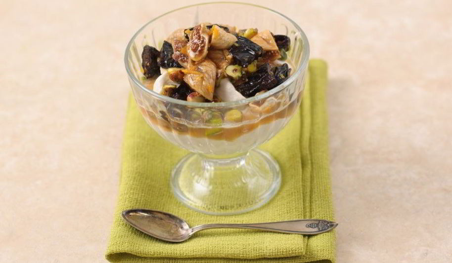 Рецепт мусса из каштанов с инжиром и фисташками