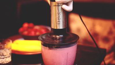 мусс из клубники и бананов