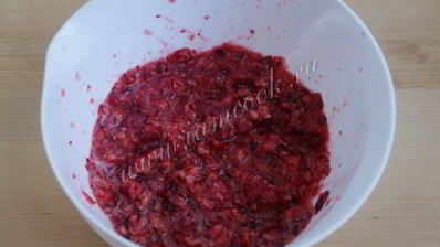 мусс из клюквы с манкой