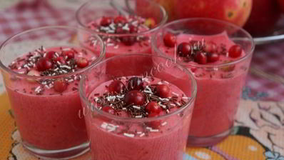 мусс из клюквы с манкой