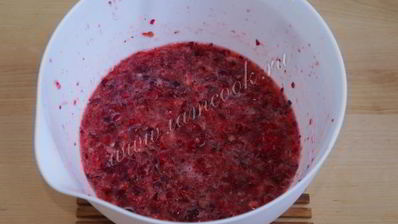 мусс из клюквы с манкой