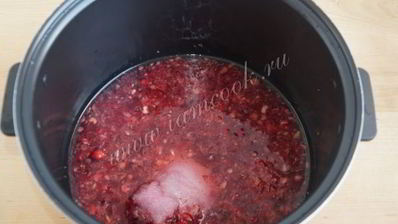 мусс из клюквы с манкой