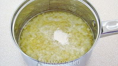 мусс из консервированных ананасов