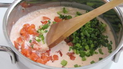 мусс из копченого лосося