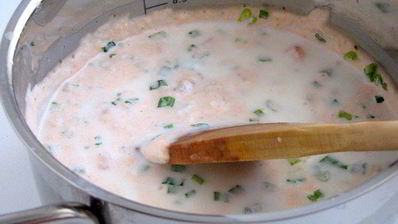 мусс из копченого лосося