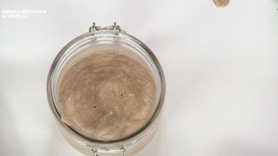 мусс из куриной печенки с икрой из морса