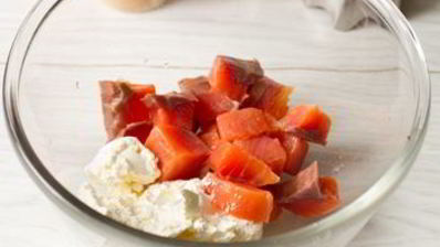 мусс из малосольного лосося