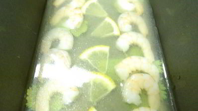 мусс из рыбы и креветок