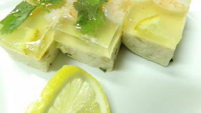 мусс из рыбы и креветок