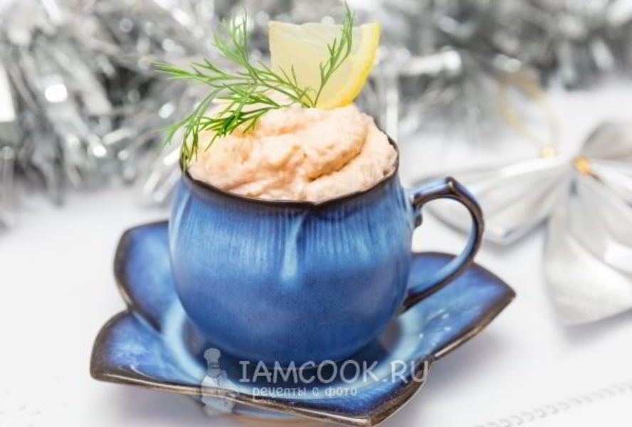 Мусс из слабосоленой семги