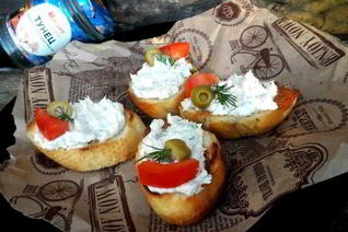 Мусс из тунца с творожным сыром