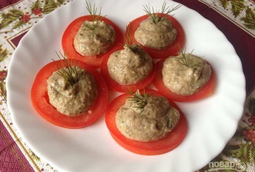 Мусс из запеченных баклажанов