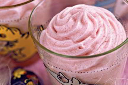 Мусс клюквенный из манной крупы