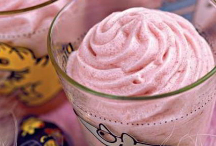 Мусс клюквенный из манной крупы