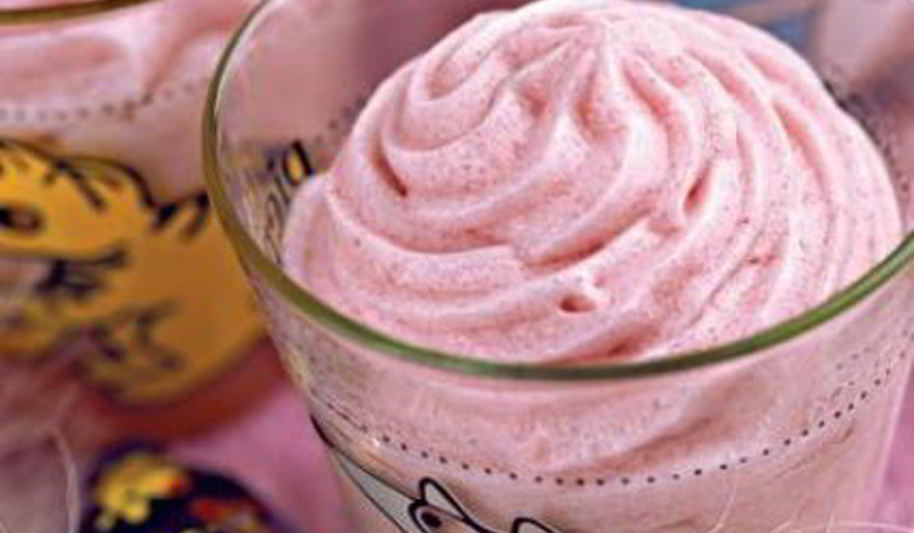 Рецепт мусса клюквенного из манной крупы