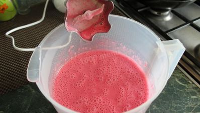 мусс клюквенный с манной крупой