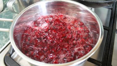 мусс клюквенный с манной крупой