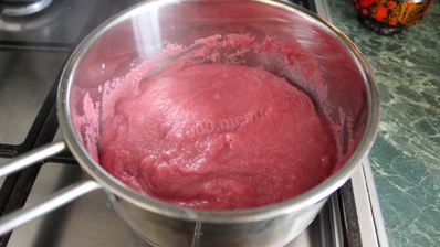 мусс клюквенный с манной крупой