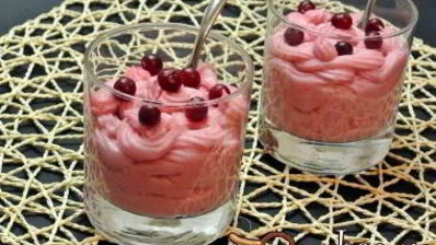 мусс клюквенный