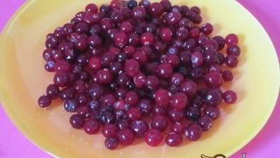 мусс клюквенный