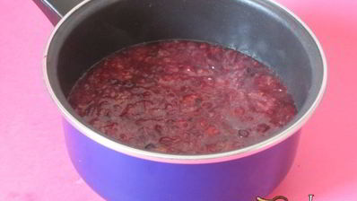 мусс клюквенный