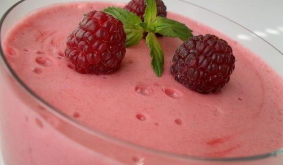 Рецепт мусса малинового