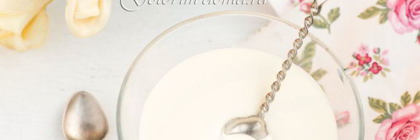 Мусс с белым шоколадом Ваниль-базилик