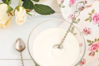 Мусс с белым шоколадом Ваниль-базилик