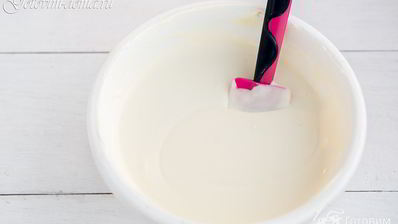 мусс с белым шоколадом ваниль-базилик