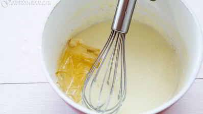 мусс с белым шоколадом ваниль-базилик