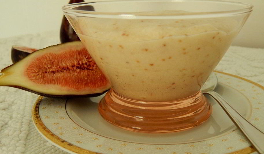 Рецепт мусса с инжиром