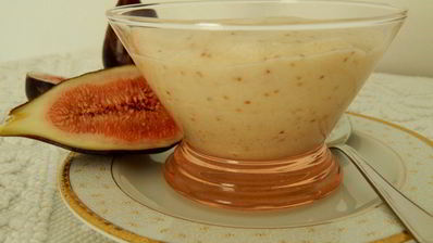 мусс с инжиром