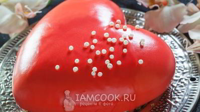 муссово-клубничный торт