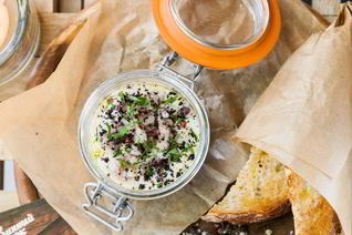 Рыбный мусс с грушей