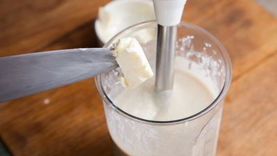 рыбный мусс с грушей